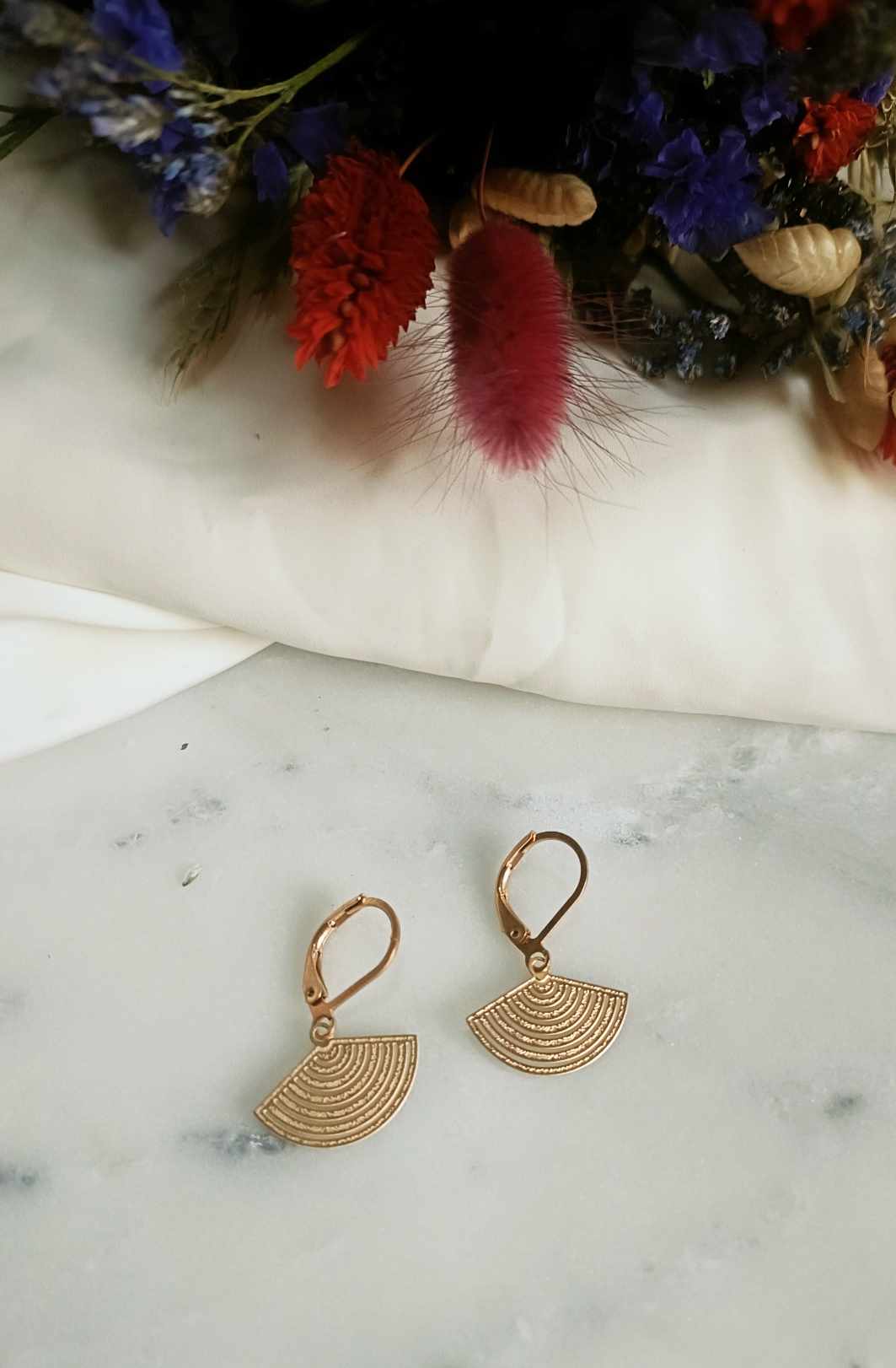 Boucles d'oreilles en acier inoxydable - Coco