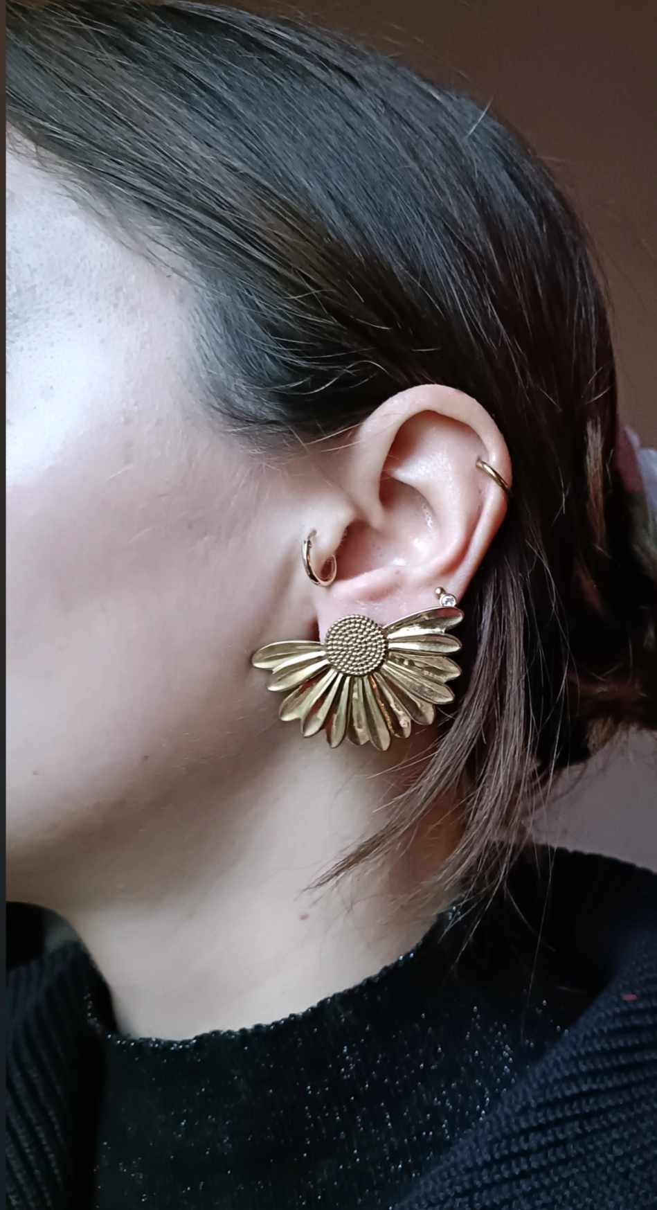 Boucles d'oreilles en acier inoxydable - Sibel